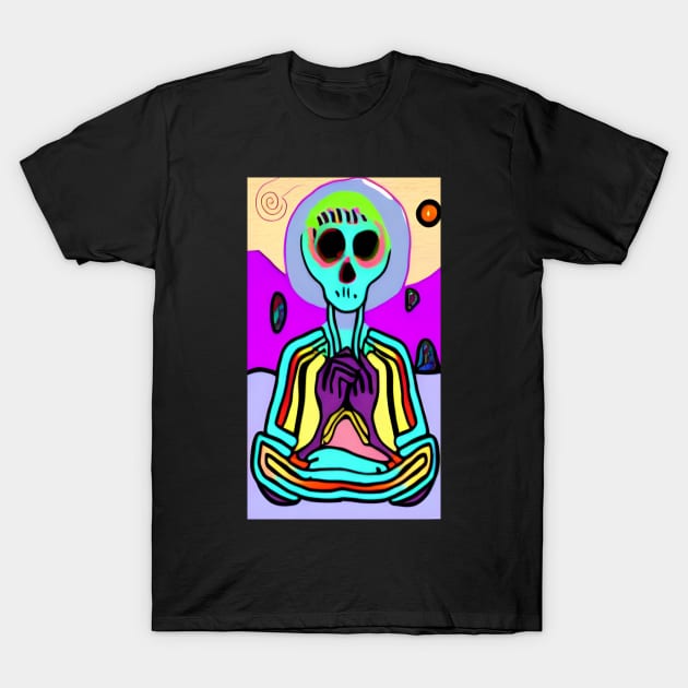 Deadly meditation T-Shirt by Psychedeers